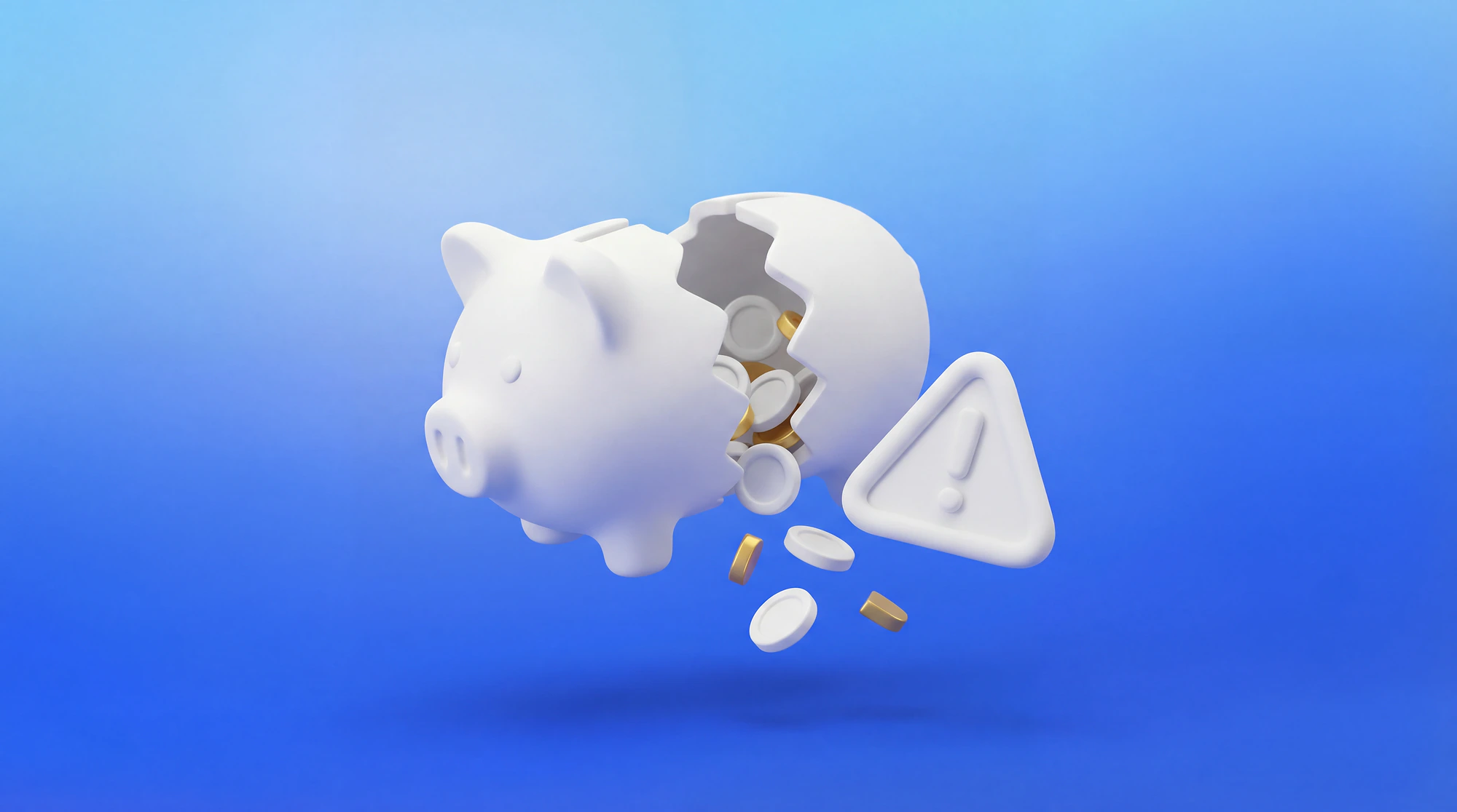 Seau percé avec des pièces de monnaie qui fuient par les trous, pièges qui vident la trésorerie freelance